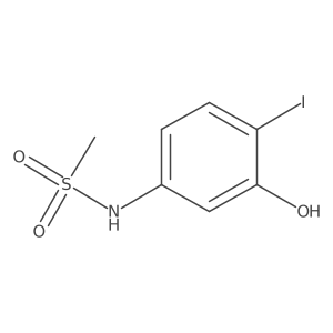 N-(3-Hydroxy-4-iodophenyl)methanesulfonamide结构式