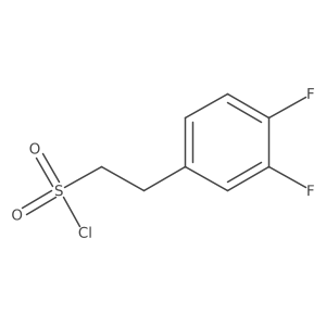 2-(3,4-Difluorophenyl)ethane-1-sulfonyl chloride结构式