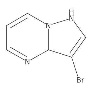 3-bromo-1H,3aH-pyrazolo[1,5-a]pyrimidine Structure
