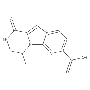 (R)-9-methyl-6-oxo-6,7,8,9-tetrahydropyrido[3',2':4,5]pyrrolo[1,2-a]pyrazine-2-carboxylic acid Structure