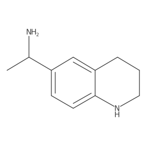 (S)-1-(1,2,3,4-Tetrahydroquinolin-6-yl)ethan-1-amine结构式