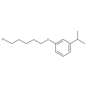 1-[(5-Bromopentyl)oxy]-3-(propan-2-yl)benzene Structure