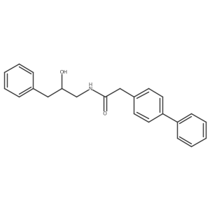 2-([1,1'-biphenyl]-4-yl)-N-(2-hydroxy-3-phenylpropyl)acetamide Structure