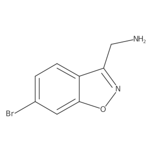 (6-Bromobenzo[D]isoxazol-3-YL)methanamine结构式