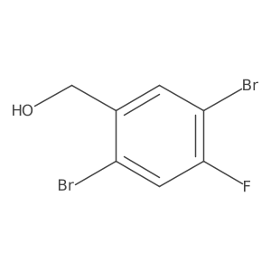 2,5-Dibromo-4-fluorobenzyl alcohol Structure
