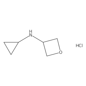 Cyclopropyl-oxetan-3-ylamine hydrochloride Structure