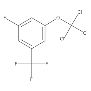 1-Fluoro-3-(trichloromethoxy)-5-(trifluoromethyl)benzene Structure