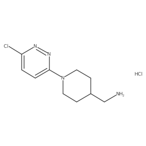 (1-(6-Chloropyridazin-3-yl)piperidin-4-yl)methanamine hydrochloride结构式