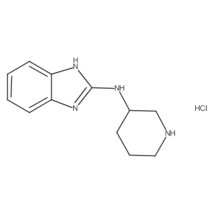 (S)-N-(piperidin-3-yl)-1H-benzo[d]imidazol-2-amine hydrochloride Structure