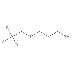 3-[(2,2,2-Trifluoroethyl)sulfanyl]propan-1-amine Structure