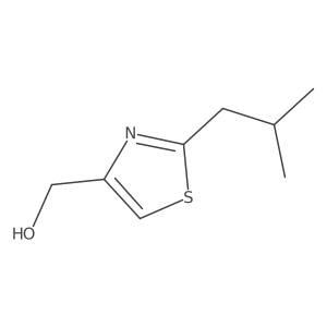 [2-(2-Methylpropyl)-1,3-thiazol-4-yl]methanol Structure