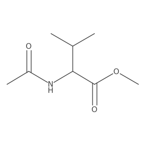 Methyl (2R)-2-acetamido-3-methylbutanoate Structure