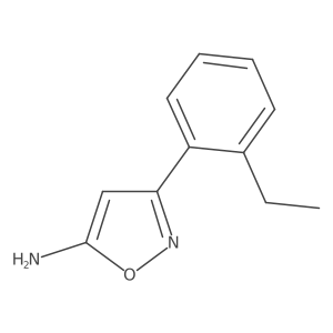 3-(2-Ethylphenyl)-1,2-oxazol-5-amine Structure