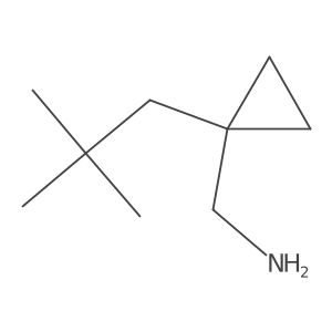 [1-(2,2-Dimethylpropyl)cyclopropyl]methanamine结构式