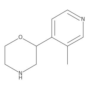 2-(3-Methylpyridin-4-yl)morpholine结构式