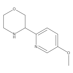 3-(5-Methoxypyridin-2-yl)morpholine Structure