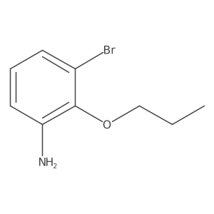 3-Bromo-2-propoxyaniline Structure