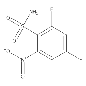 2,4-Difluoro-6-nitrobenzenesulfonamide结构式