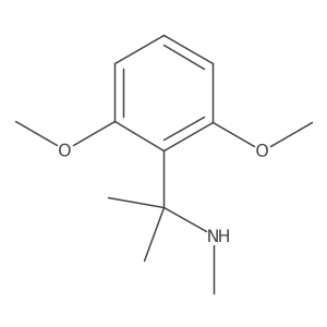 [2-(2,6-Dimethoxyphenyl)propan-2-yl](methyl)amine结构式