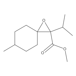 Methyl 2-isopropyl-6-methyl-1-oxaspiro[2.5]octane-2-carboxylate结构式