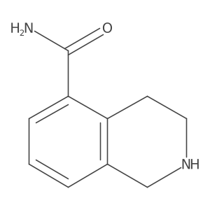 1,2,3,4-Tetrahydroisoquinoline-5-carboxamide结构式