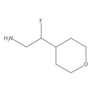 2-Fluoro-2-(oxan-4-yl)ethan-1-amine Structure