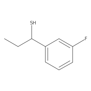 1-(3-Fluorophenyl)propane-1-thiol Structure