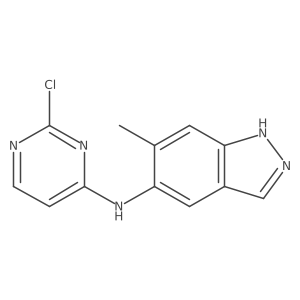 N-(2-chloro-4-pyrimidinyl)-6-methyl-1H-indazol-5-amine Structure