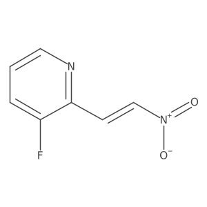 3-Fluoro-2-(2-nitroethenyl)pyridine结构式