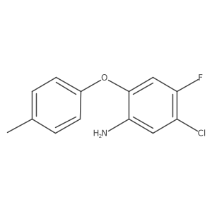 5-Chloro-4-fluoro-2-(4-methylphenoxy)benzenamine结构式
