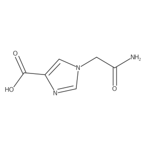 1-(carbamoylmethyl)-1H-imidazole-4-carboxylic acid Structure