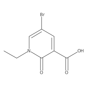 5-Bromo-1-ethyl-2-oxo-1,2-dihydropyridine-3-carboxylic acid Structure