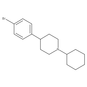 4-(4-Bromophenyl)-1-cyclohexylpiperidine结构式