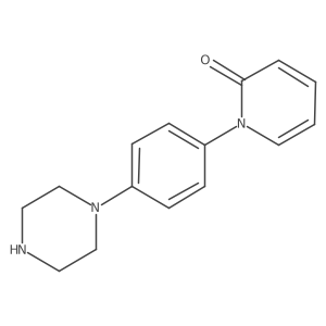 1-(4-(piperazin-1-yl)phenyl) pyridin-2(1H)-one Structure