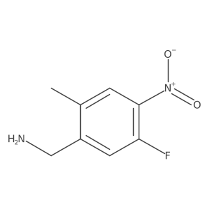 (5-Fluoro-2-methyl-4-nitrophenyl)methanamine结构式