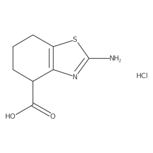 2-Amino-4,5,6,7-tetrahydro-1,3-benzothiazole-4-carboxylic acid hydrochloride Structure
