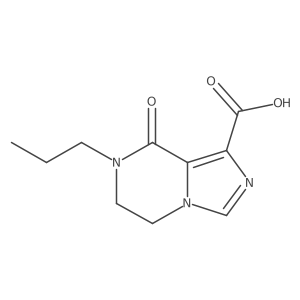 8-Oxo-7-propyl-5,6,7,8-tetrahydroimidazo[1,5-a]pyrazine-1-carboxylic acid Structure