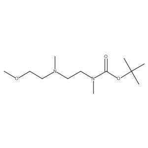 Tert-butyl (2-((2-methoxyethyl)(methyl)amino)ethyl)(methyl)carbamate Structure