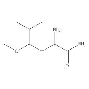 2-Amino-4-methoxy-5-methylhexanamide结构式