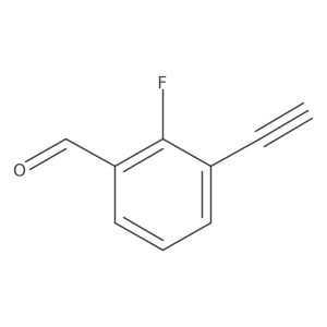 3-Ethynyl-2-fluorobenzaldehyde结构式
