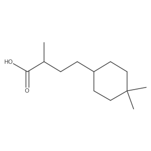 4-(4,4-Dimethylcyclohexyl)-2-methylbutanoic acid结构式