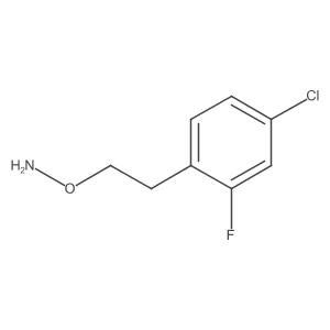 O-[2-(4-chloro-2-fluorophenyl)ethyl]hydroxylamine Structure