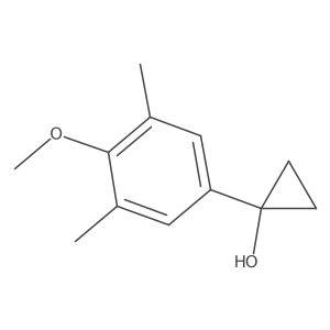 1-(4-Methoxy-3,5-dimethylphenyl)cyclopropan-1-ol Structure