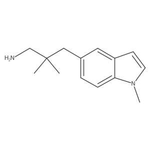 2,2-dimethyl-3-(1-methyl-1H-indol-5-yl)propan-1-amine结构式
