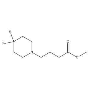 4-(4,4-Difluoro-piperidin-1-yl)-butyric acid methyl ester Structure