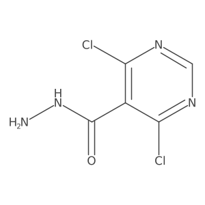 4,6-Dichloropyrimidine-5-carbohydrazide Structure