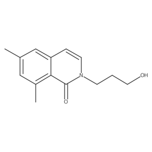 2-(3-Hydroxypropyl)-6,8-dimethylisoquinolin-1(2H)-one Structure