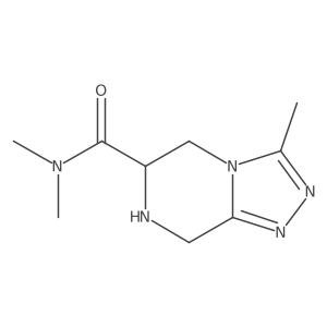 N,N,3-trimethyl-5H,6H,7H,8H-[1,2,4]triazolo[4,3-a]pyrazine-6-carboxamide Structure