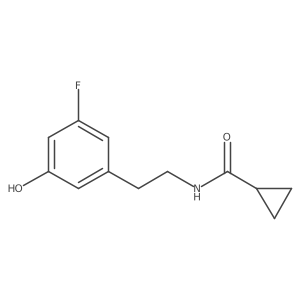 N-[2-(3-fluoro-5-hydroxyphenyl)ethyl]cyclopropanecarboxamide Structure