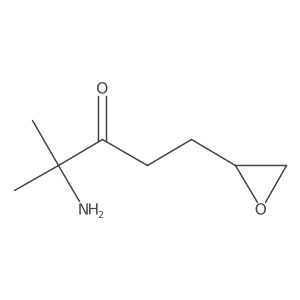 4-Amino-4-methyl-1-(oxiran-2-yl)pentan-3-one Structure